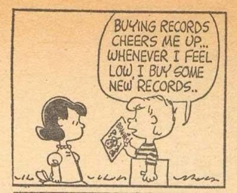 Buying records...